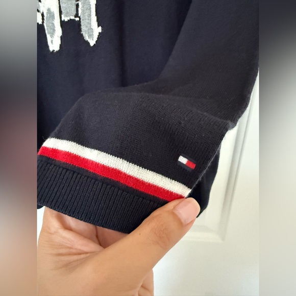 Tommy Hilfiger Dog Sweater Plaid Terrier Holiday Knit Crewneck XLarge - Picture 5 of 9